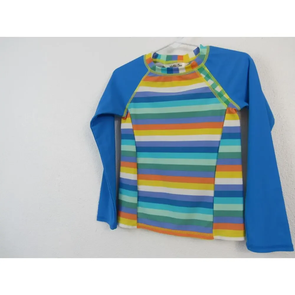 Matilda Jane Long Sleeve Undercover Rashguard Sz 4 Lets Go Together Striped